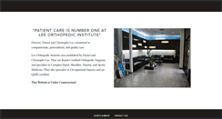 Desktop Screenshot of leeorthopedic.com